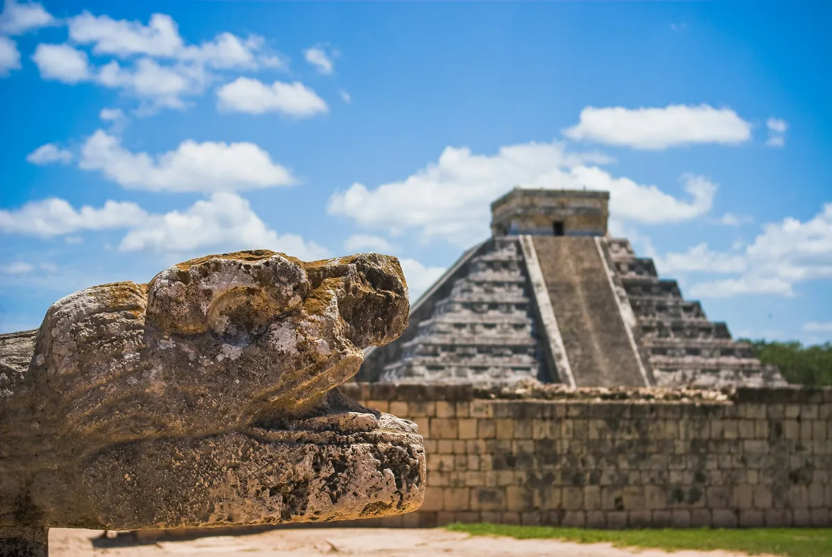 Chichen Itza pyramid in Yucatan, Mexico
